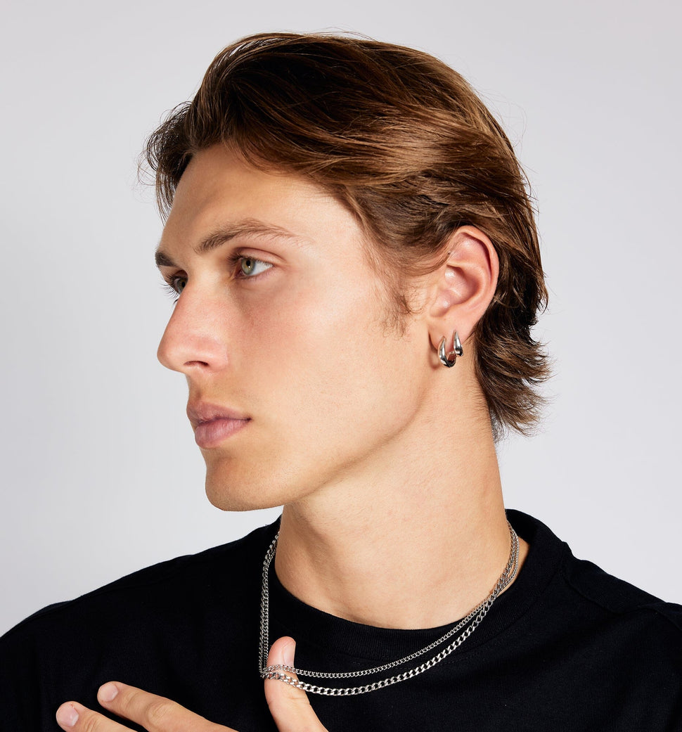 Firenze Hoops Små Øredobber Leo Chevon