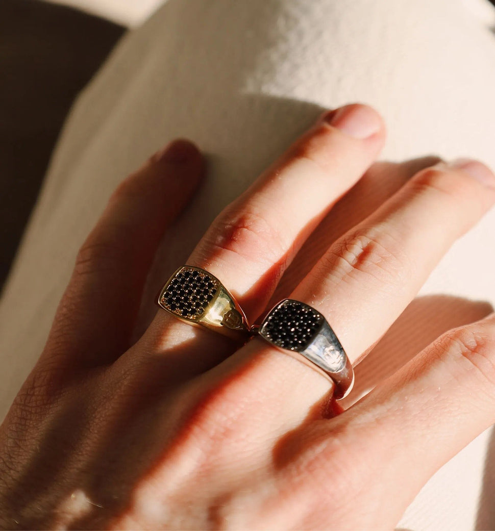 Oslo Sort Diamant Ring Ringer Leo Chevon