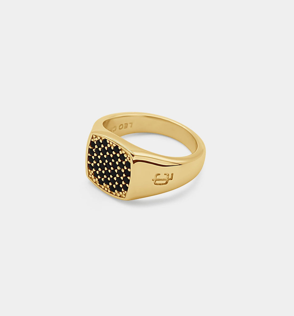 Oslo Sort Diamant Ring - Leo Chevon