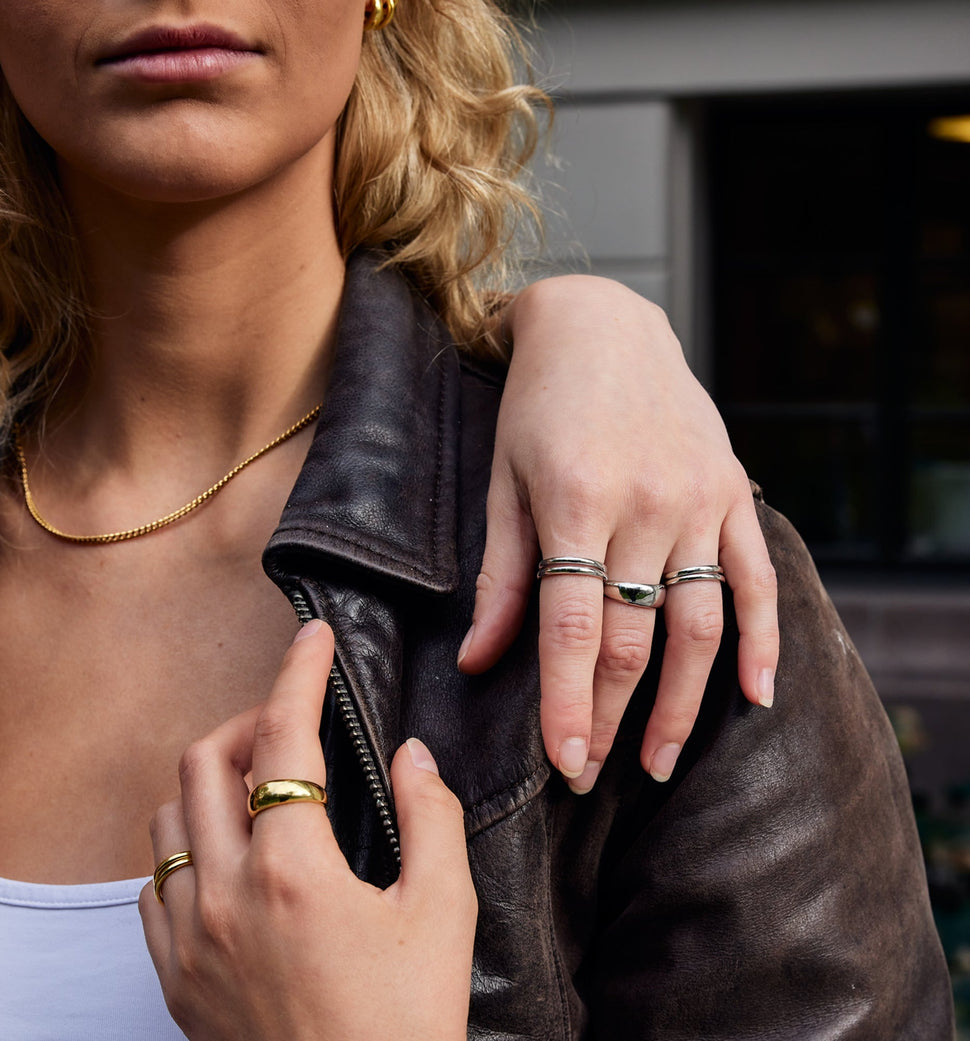 Verona Ring Smal Leo Chevon