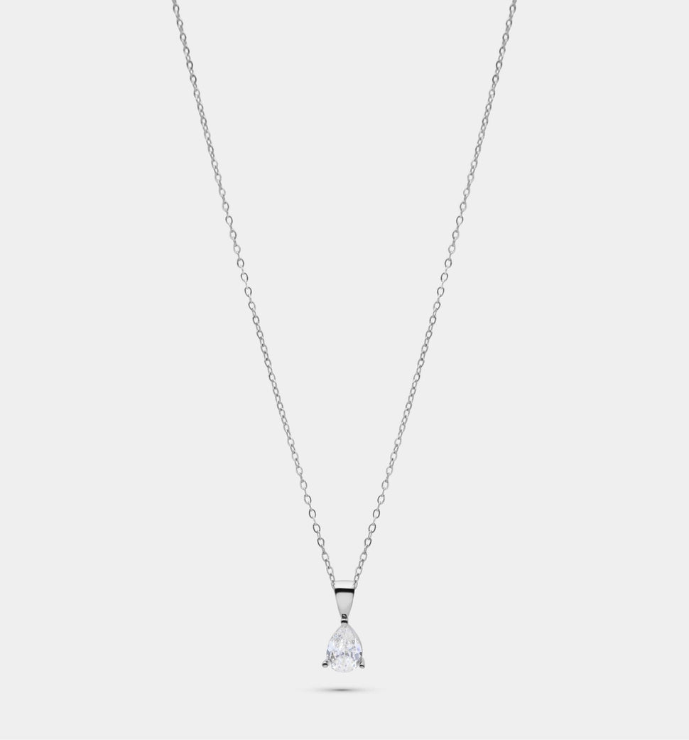 Bordeaux Diamant Halskjede - 