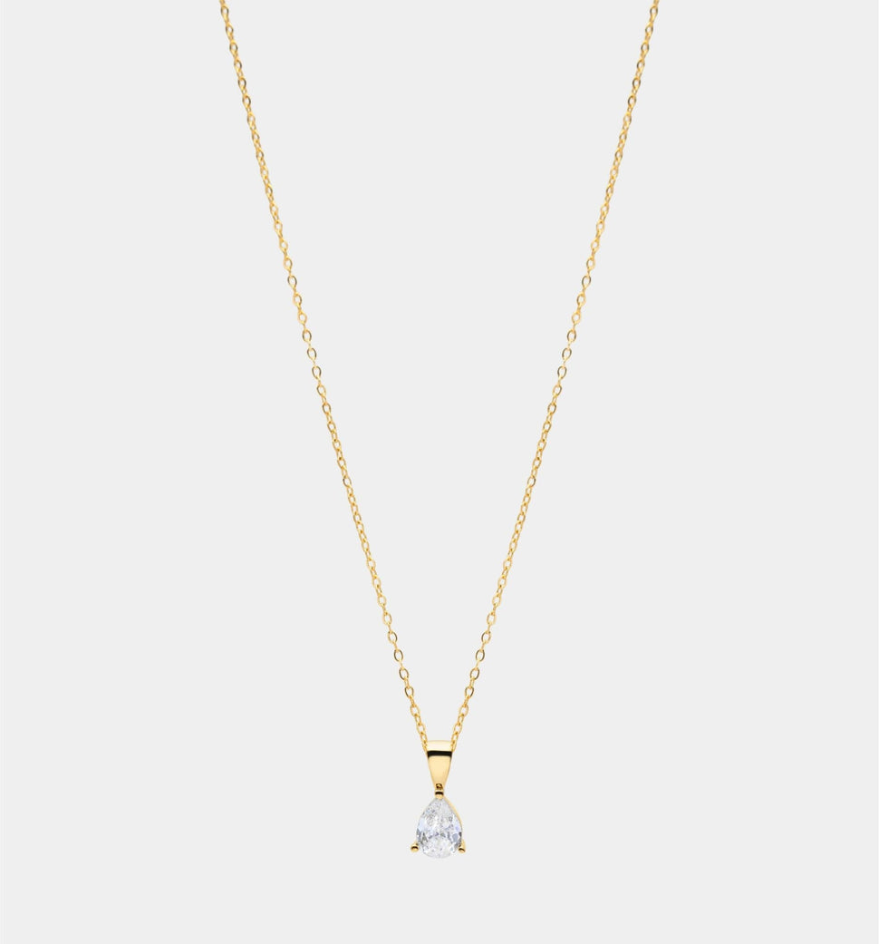 Bordeaux Diamant Halskjede - 