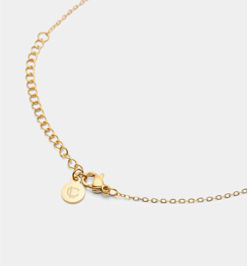 Bordeaux Diamant Halskjede - 