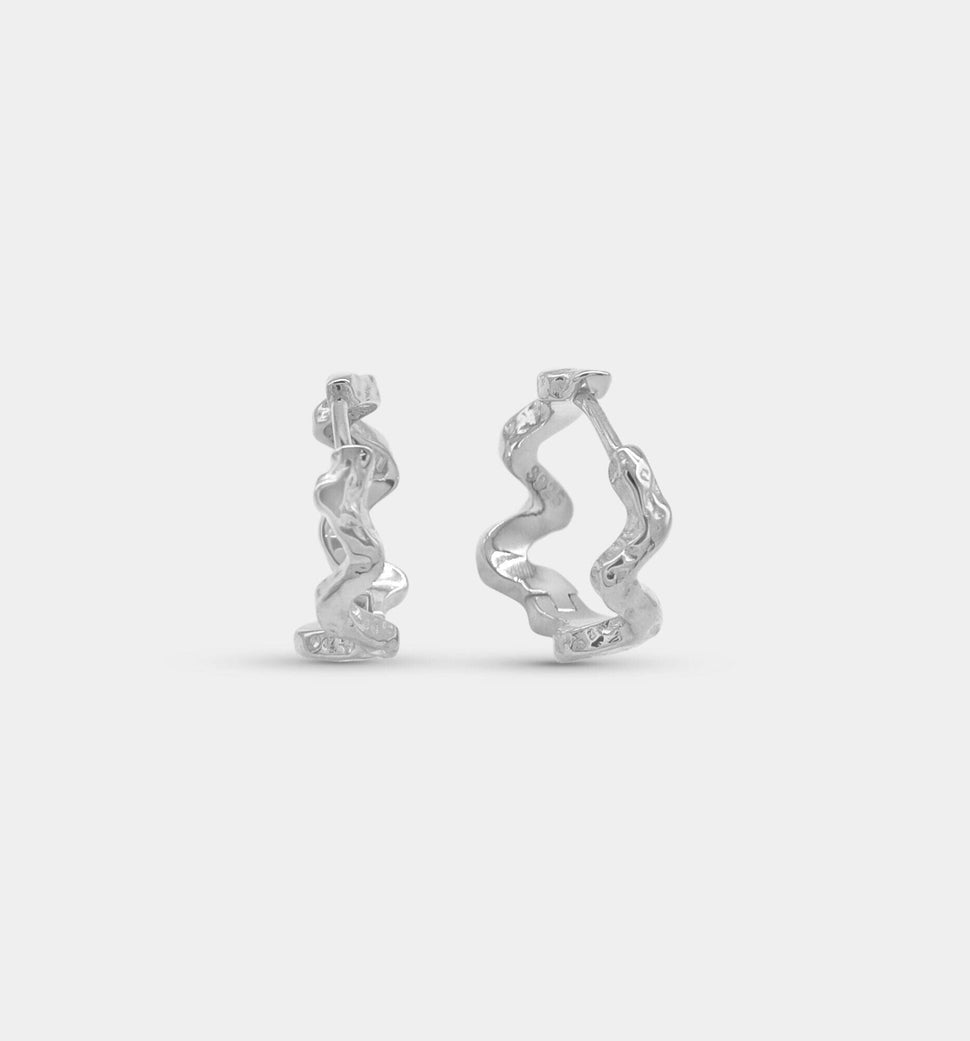 Deia Tekstur Hoops - Øredobber