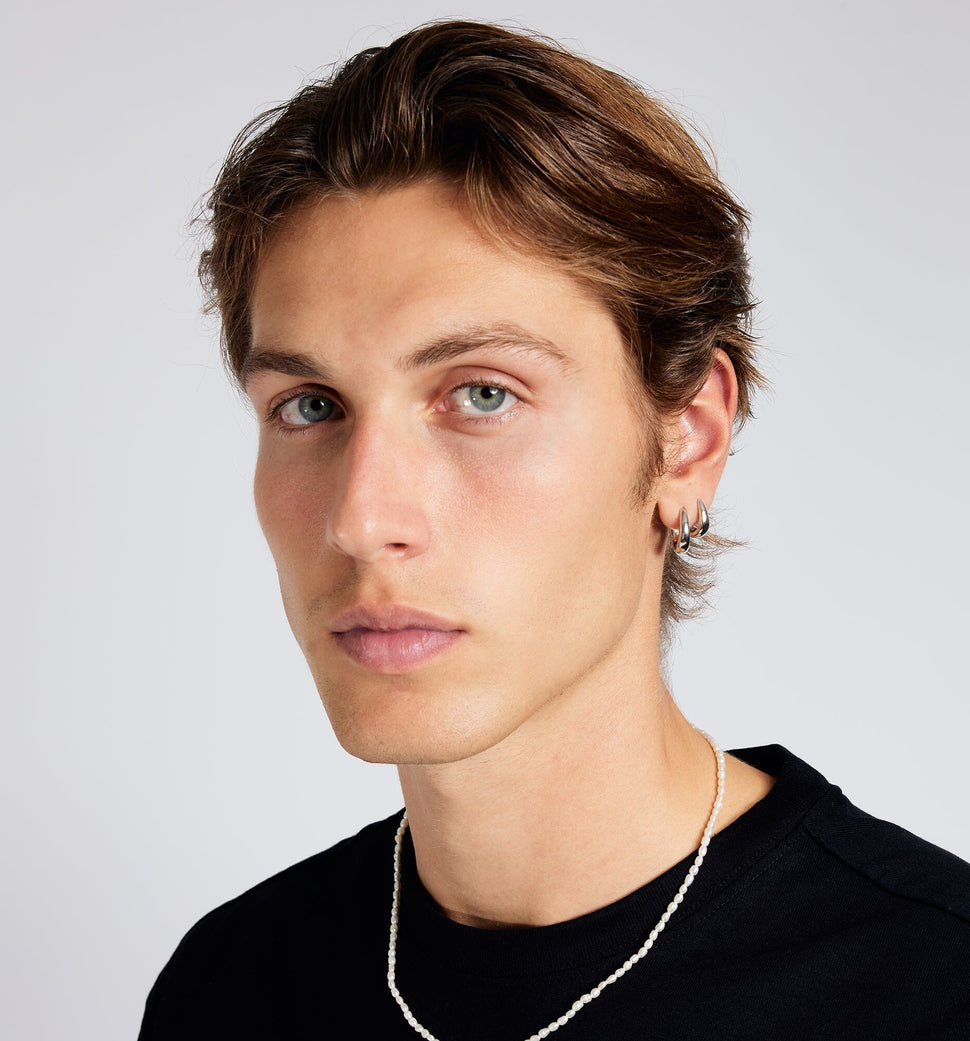 Firenze Hoops Små Øredobber Leo Chevon 