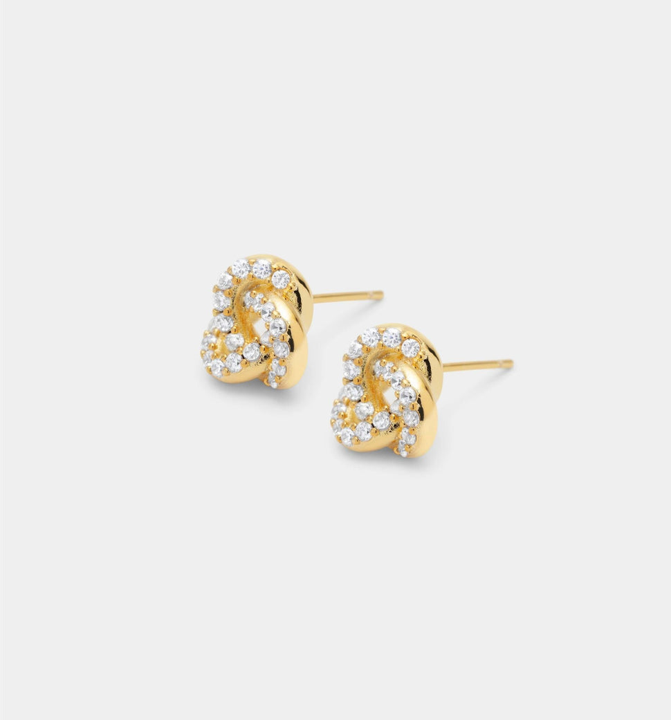 Nice Knot Diamant Øredobber - Ringer