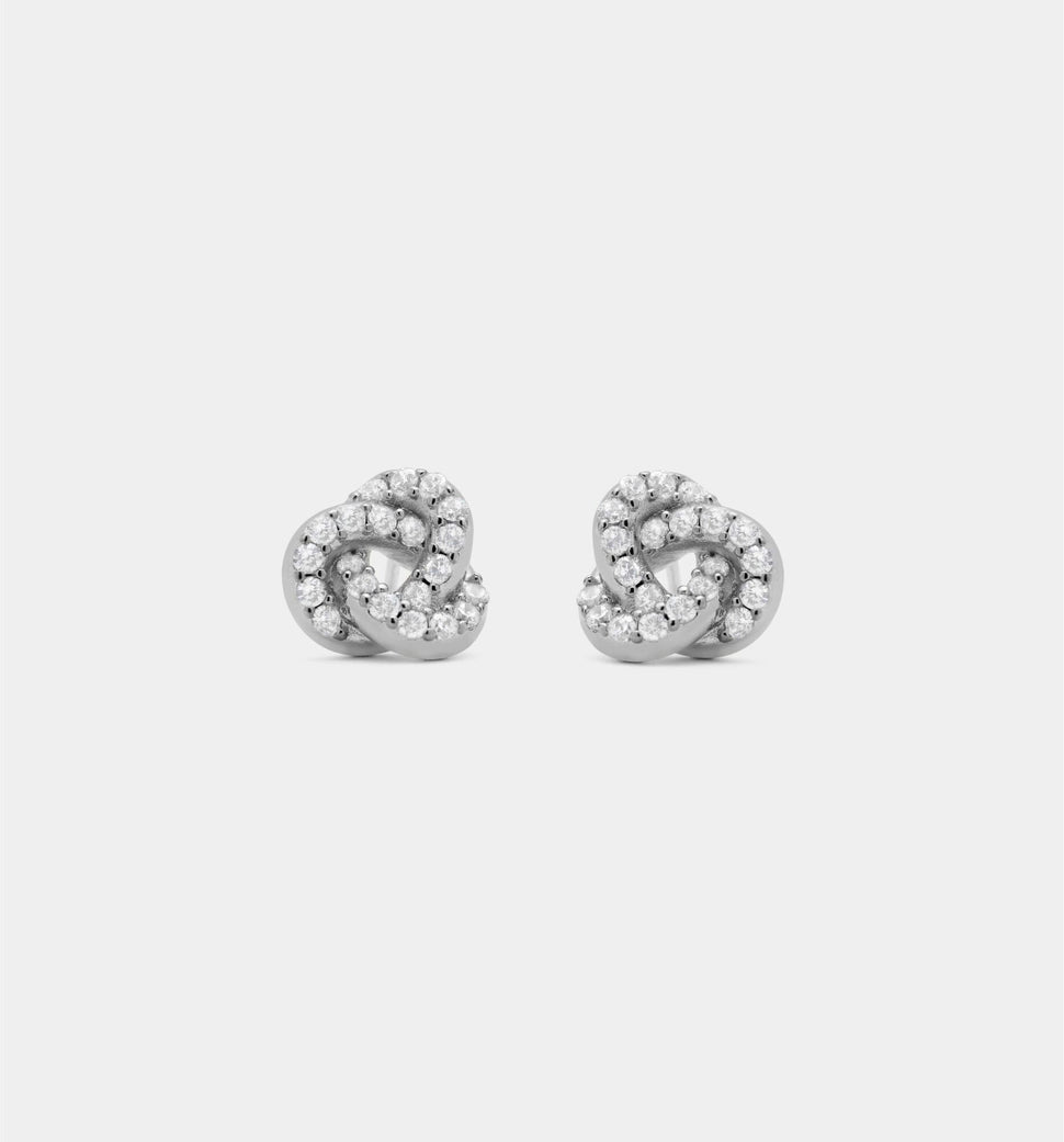 Nice Knot Diamant Øredobber - Ringer