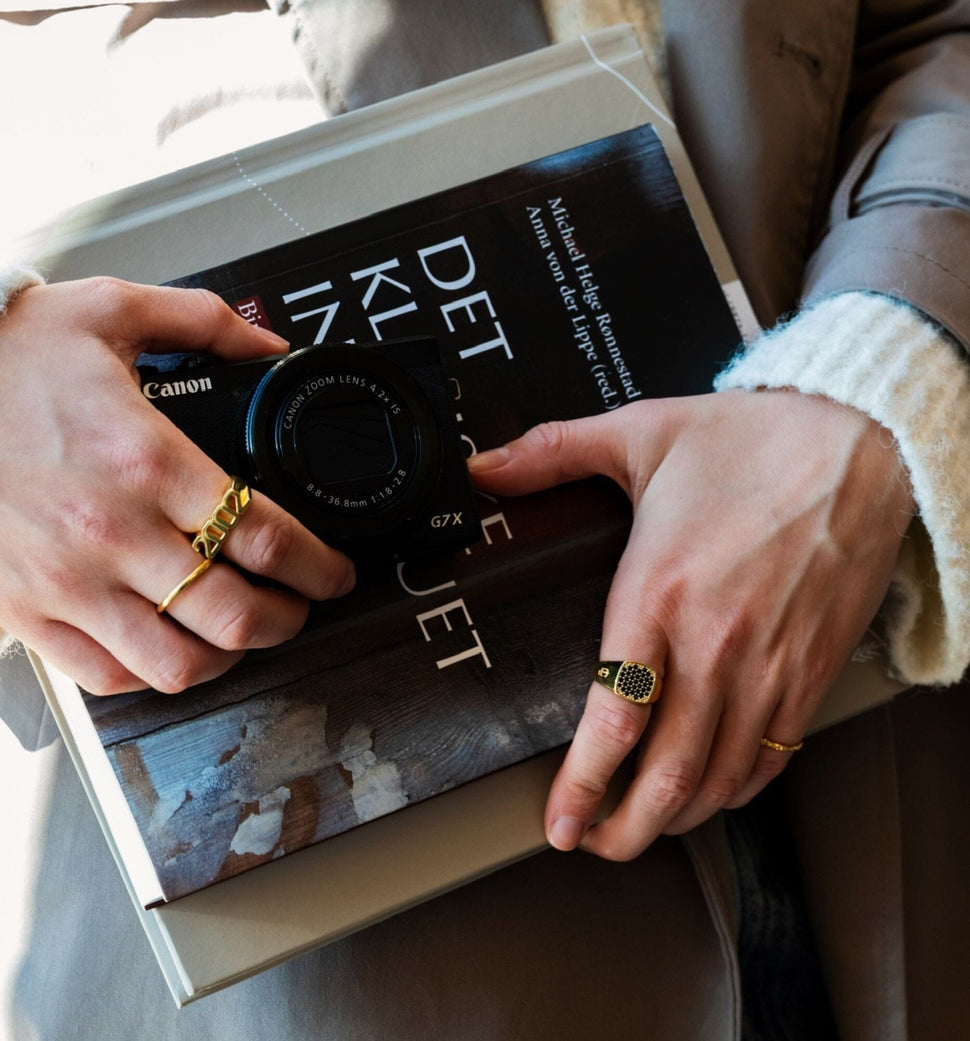 Oslo Sort Diamant Ring - Ringer