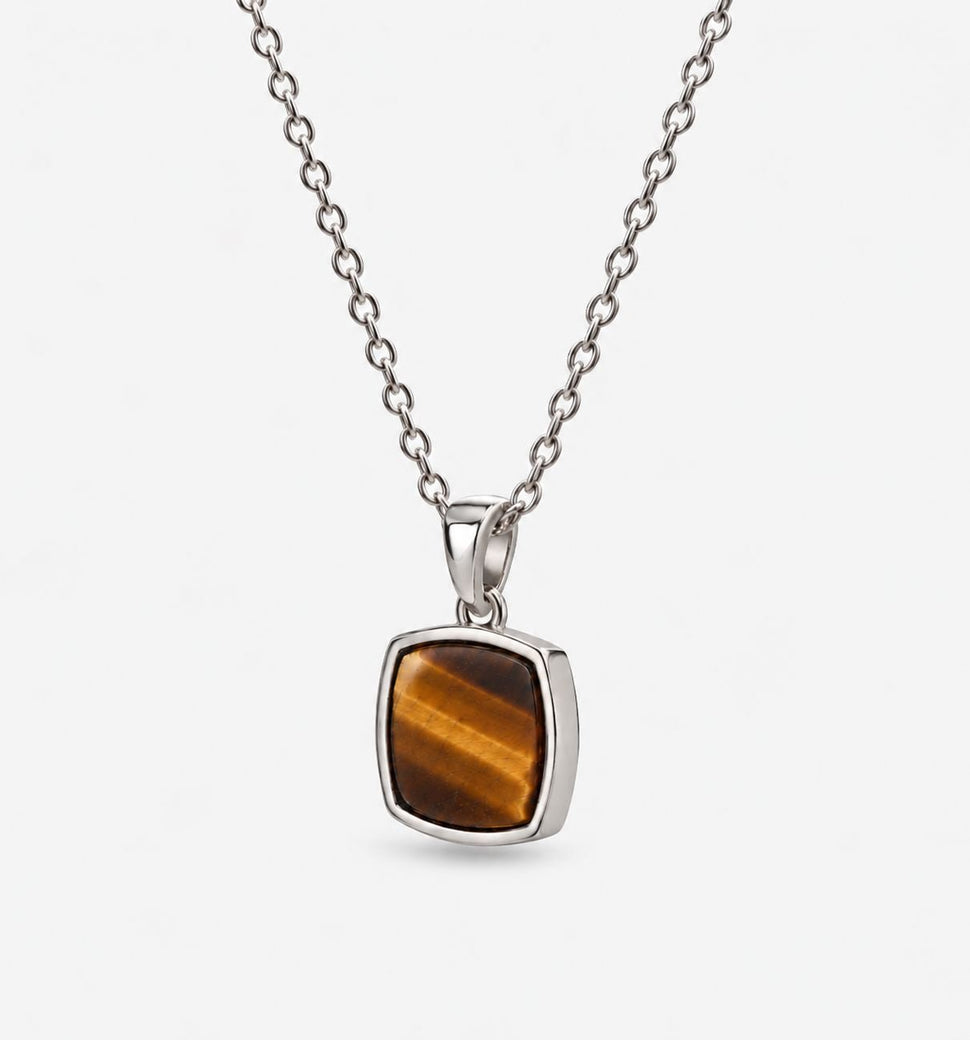 Oslo Tiger Eye Halskjede - Halskjeder
