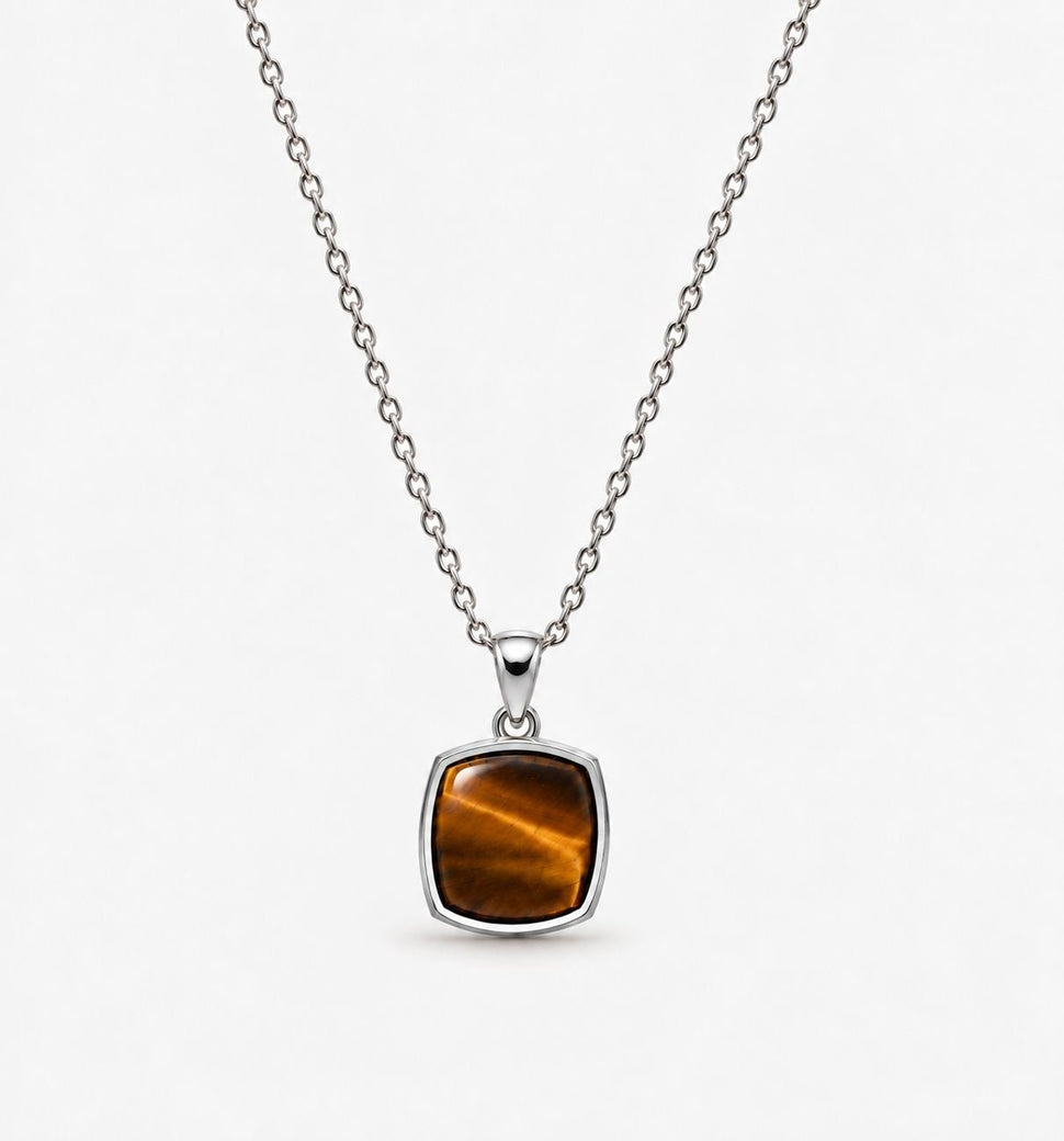 Oslo Tiger Eye Halskjede - Halskjeder
