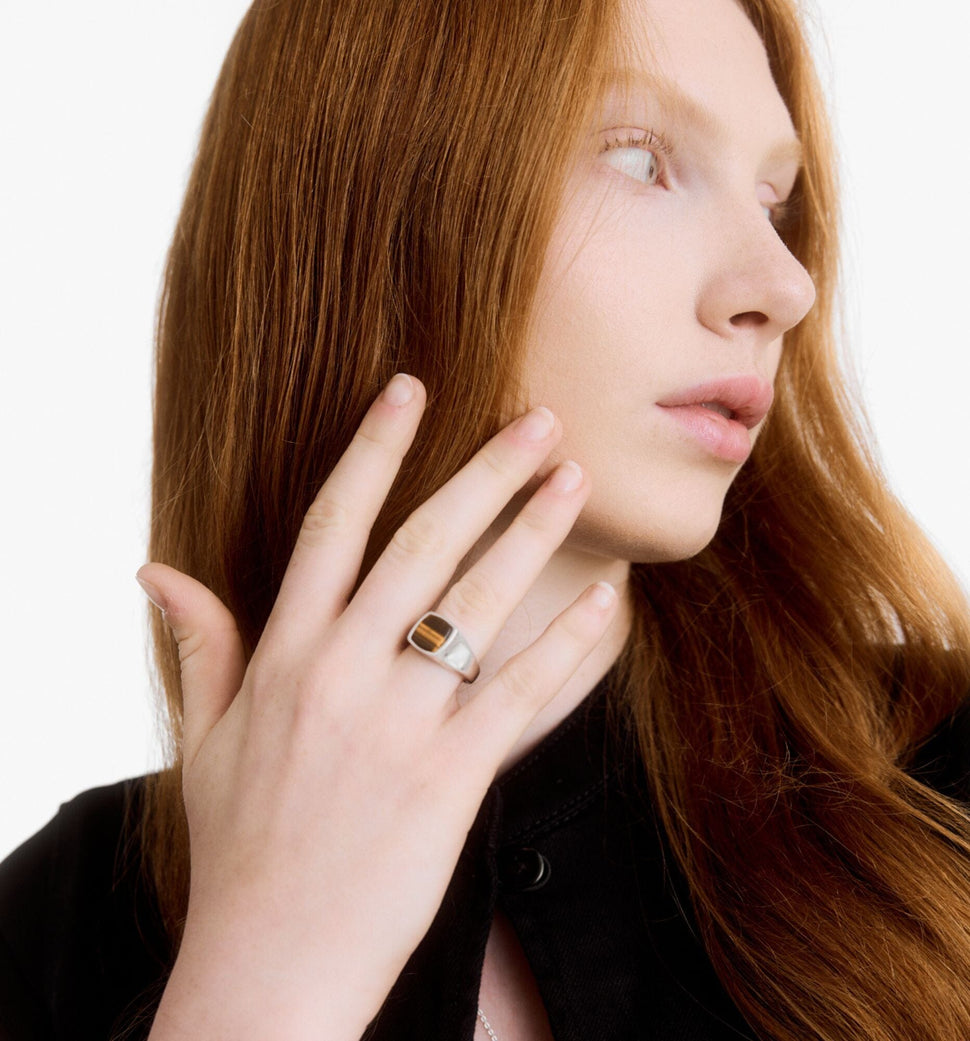 Oslo Tiger Eye Ring - Ringer
