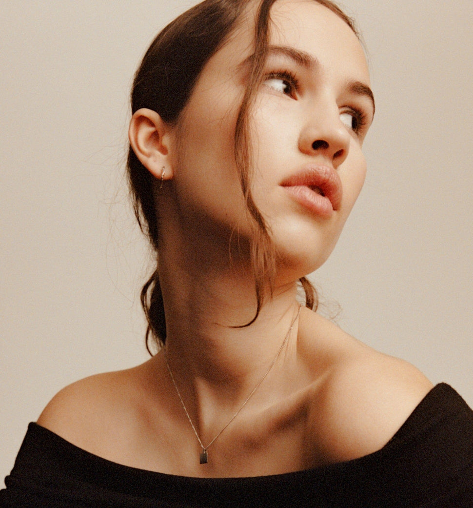 Petra Tekstur Hoops - Øredobber