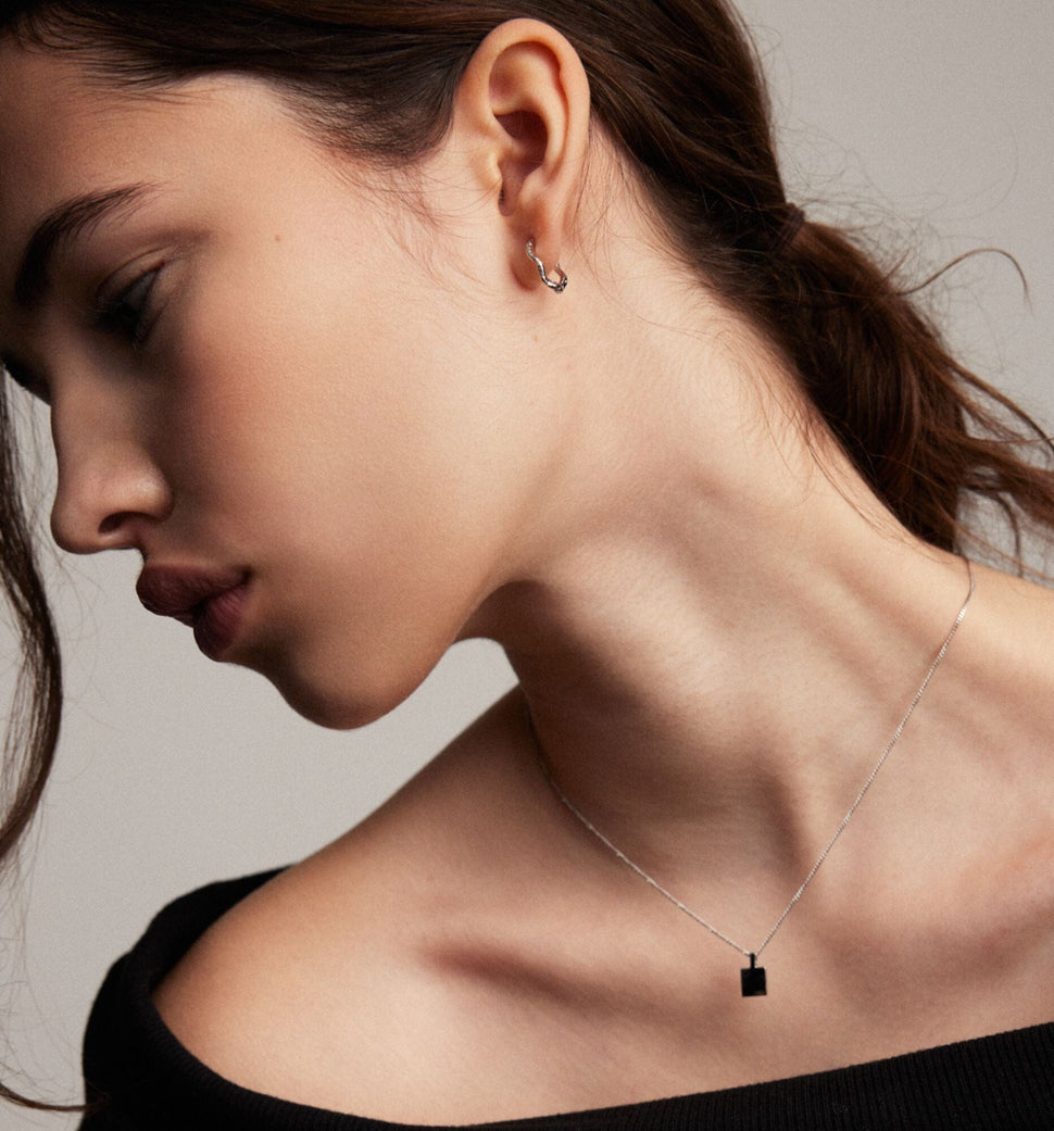 Petra Tekstur Hoops - Øredobber