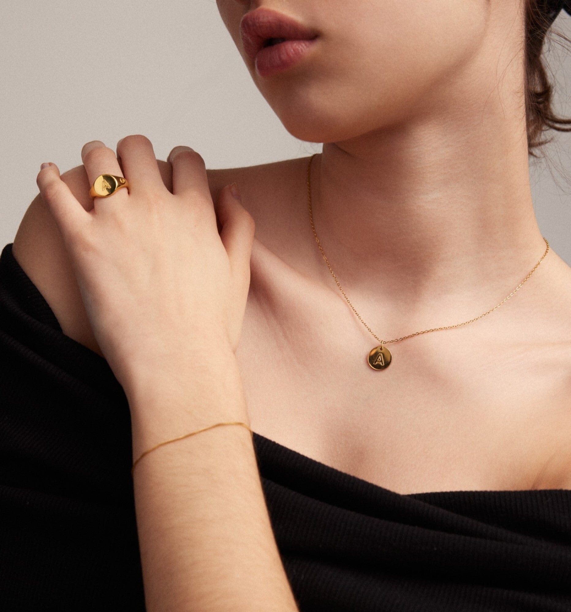 Venezia Bokstav Halskjede - Halskjeder