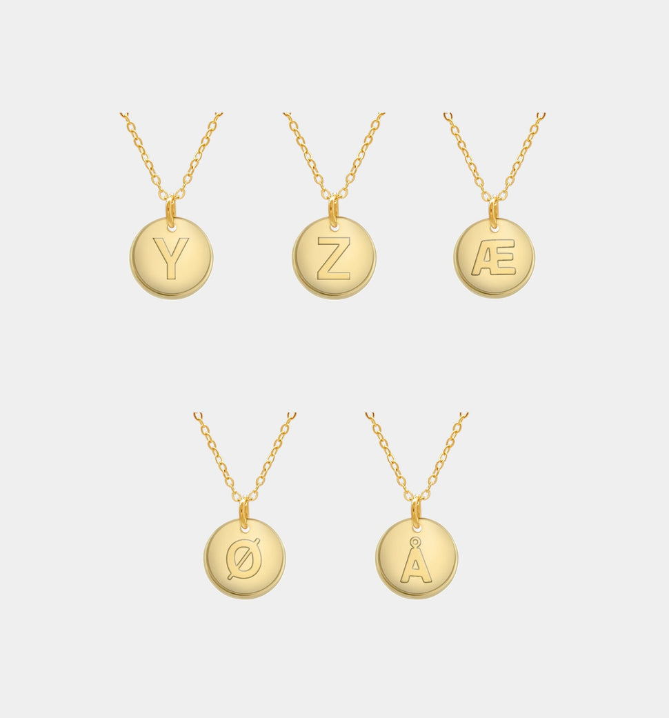 Venezia Bokstav Halskjede - Halskjeder