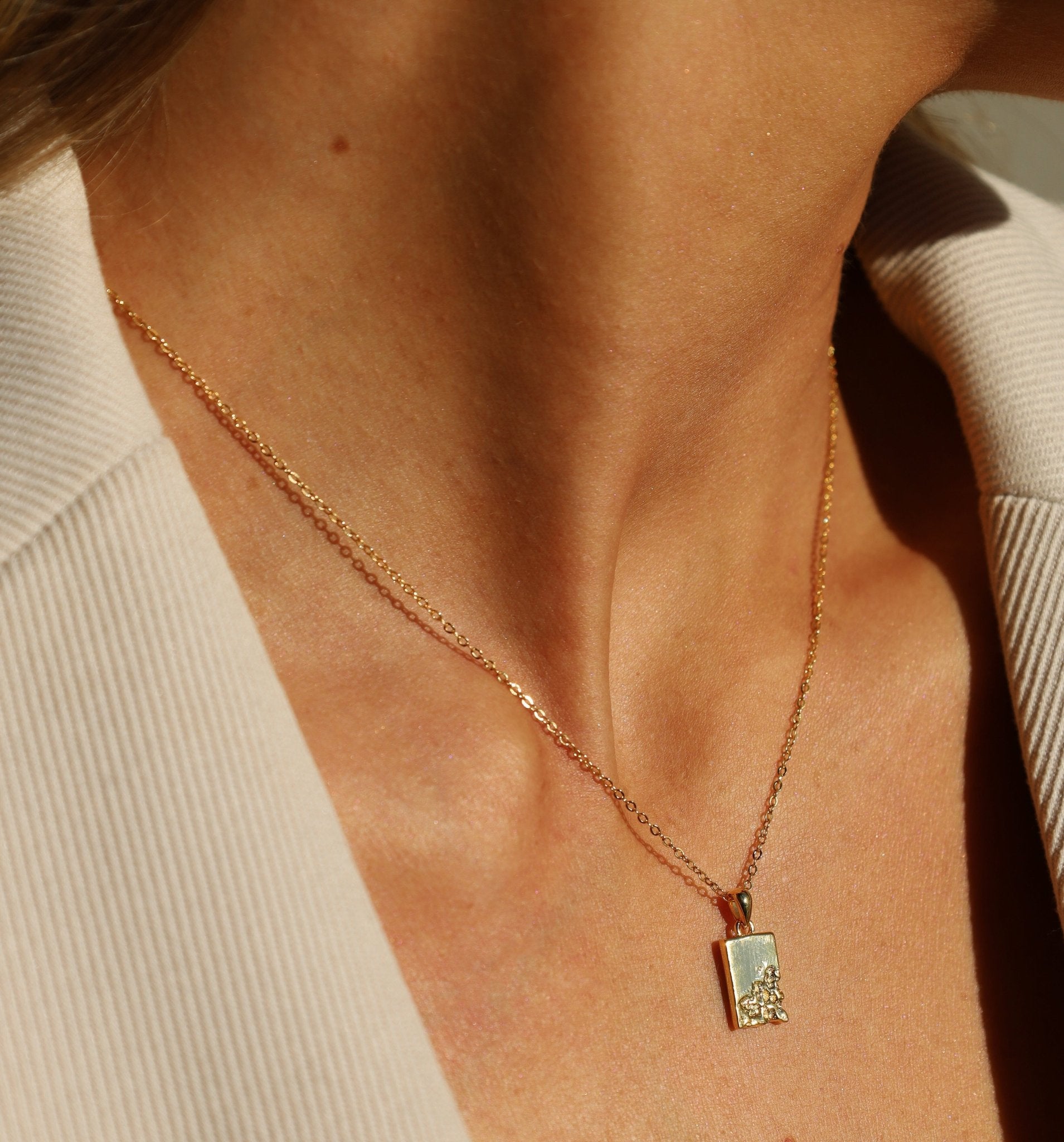 Bergen Tekstur Halskjede - Halskjeder