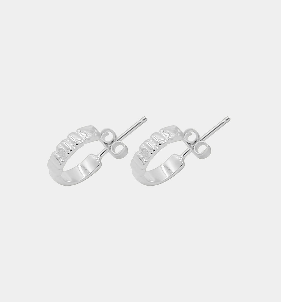 Bergen Tekstur Hoops - Øredobber