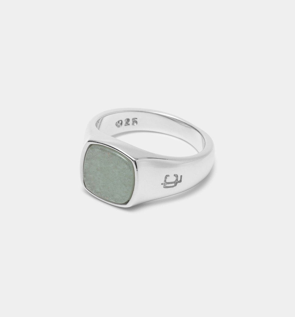 Oslo Jade Signet Ring - Ringer