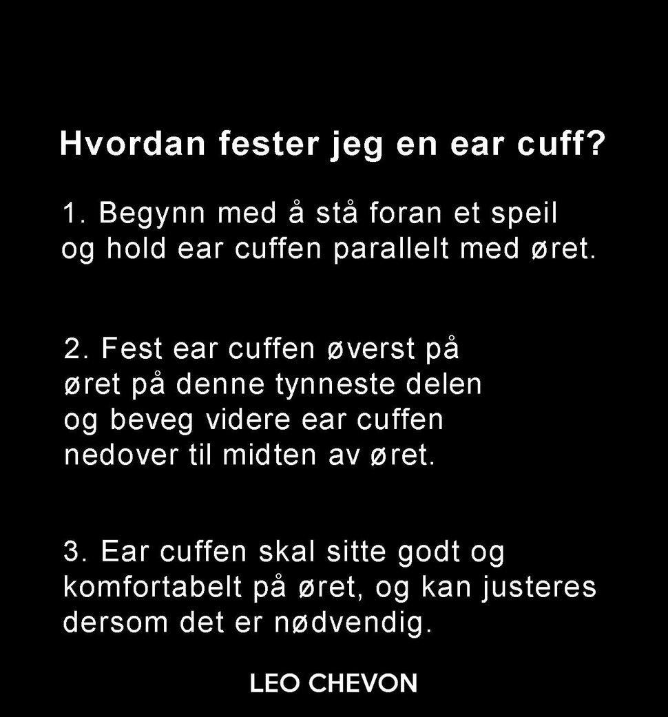 Valencia Ear Cuff - Øredobber